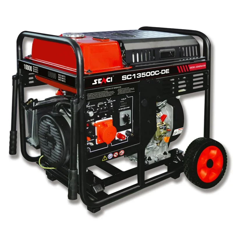 Factory Direct Price 9kv 9 kw Single or Three Phase Equal Power 230v 400v diesel Generator