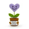 Corazón sonriente morado