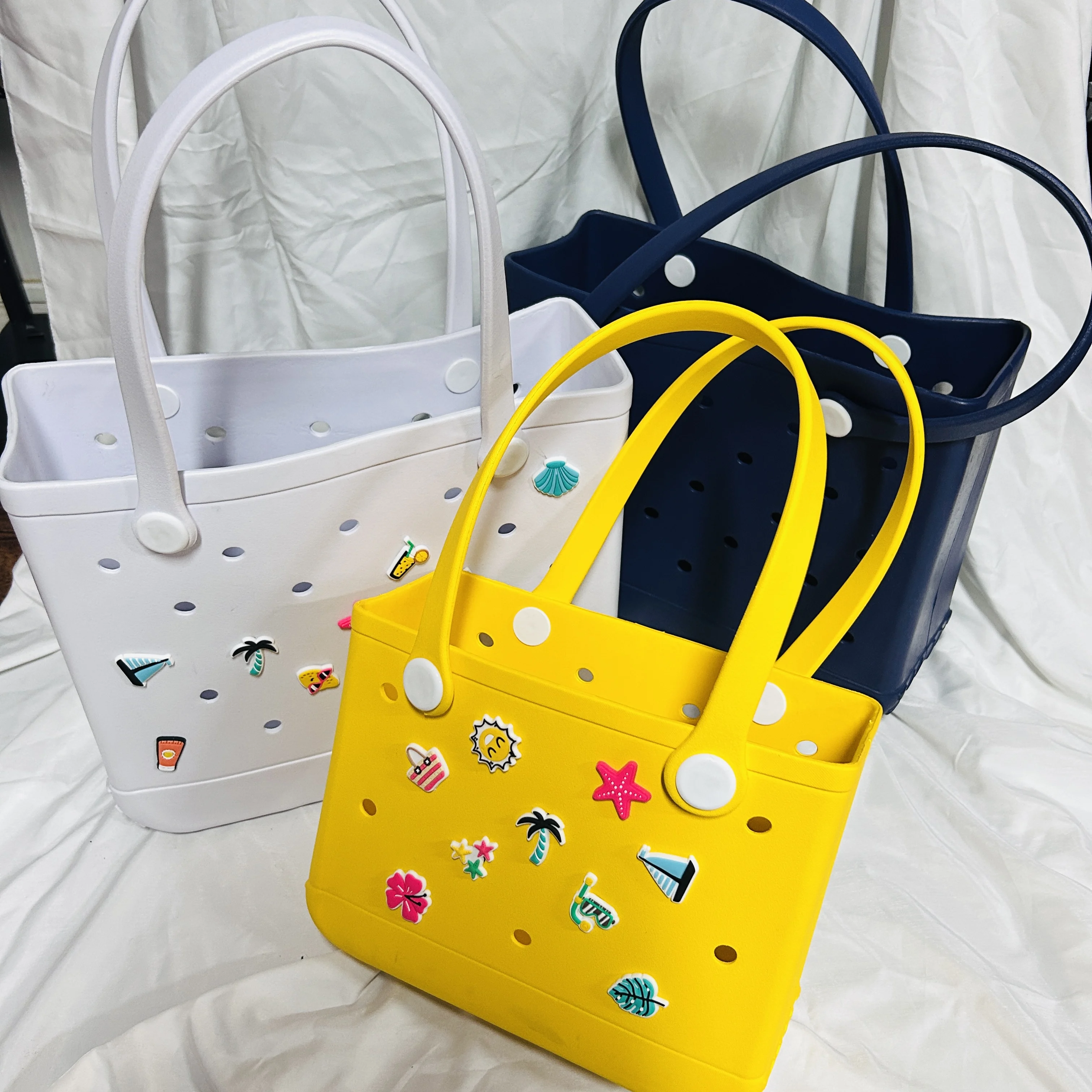 Wholesale Outdoor Camping EVA Beach Hand Bag with Rubber Large