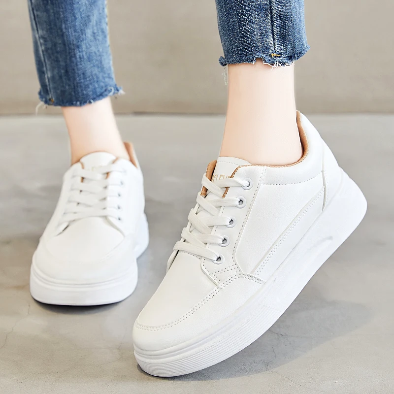 Sneakers Bianche Sneakers Donna Autunnali G-B79 Sneakers Bianche Da Donna  Scarpe Bianche Con Suola Singola