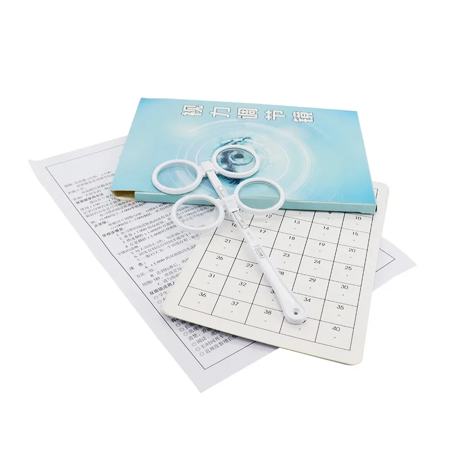 0.50D to 4.00D Scale Flip Lens Confirmation Test Optical Flipper Optometry Plastic Adjustable PD Ophthalmic