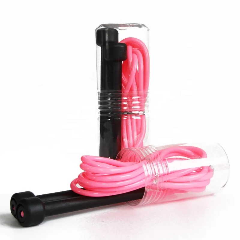 Customized Logo 9FT Speed Jump Rope for Fitness Promotional Skipping Rope with Plastic Tube for Children