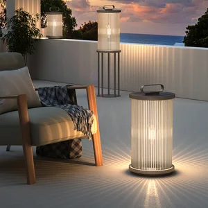 JACKSUN Outdoor Garden Lamp LED Waterproof Solar Garden Lamp Solar Outdoor Garden Light