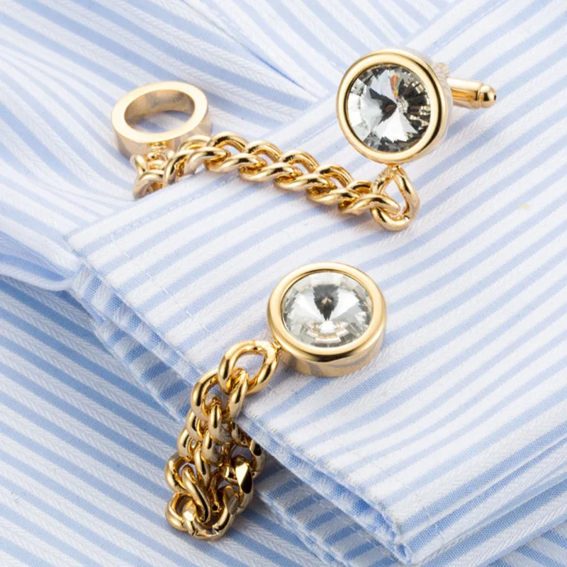 Customized French Shirt Sleeve Tuxedo Studs Brass Copper Plating