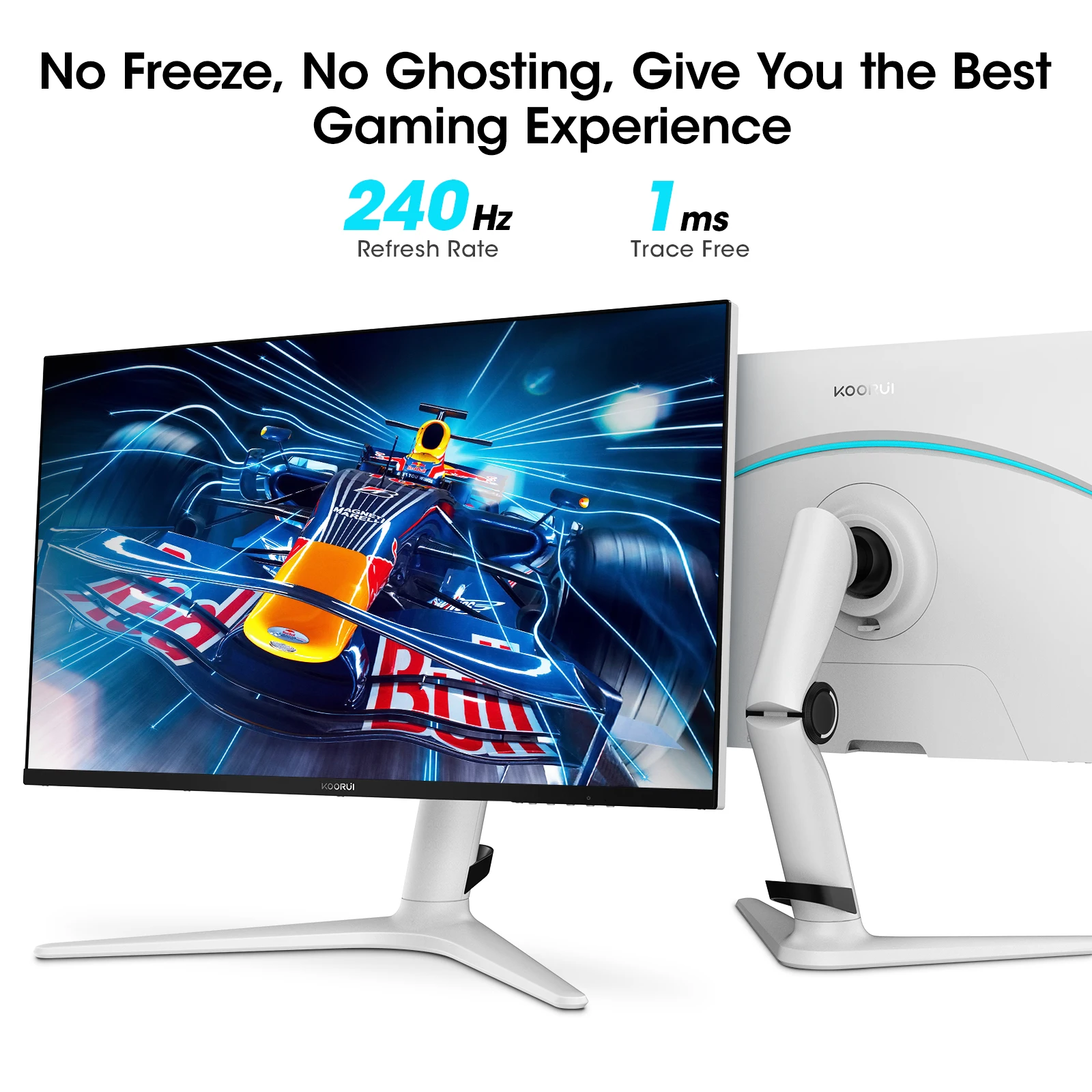 Koorui 27 Inch QHD Mini LED Gaming Monitor - 240Hz, Anti-Blue 