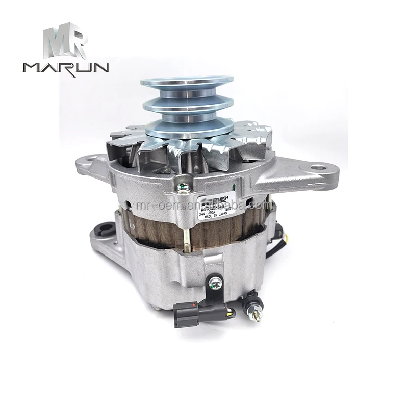 Original 24V Generator 6WG1 1-81200530-0 8-98341395-0 for SH460-G4 XLSS01 Excavator Parts