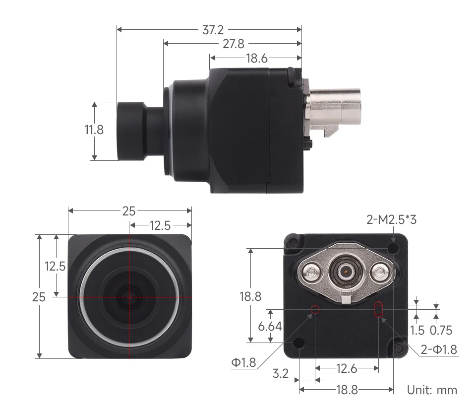 3MP ISX031C Image Sensor Camera Module with IP67 Protection