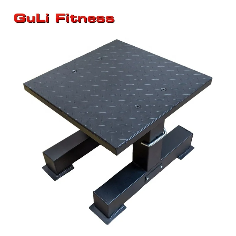Guli Fitness Adjustable Workout Exercise Plyo Step Platform Box Aerobics Squat Stool for Home Gym Plyometric Jumping Exercises
