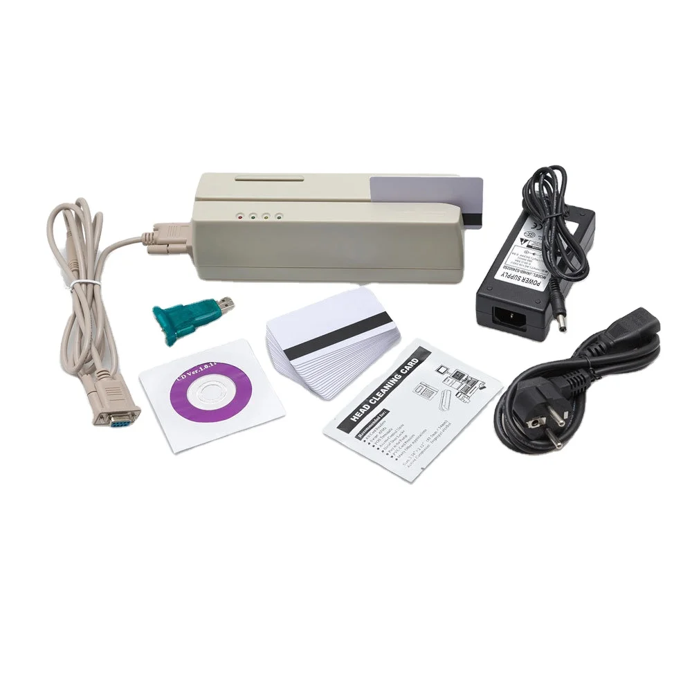 Mcr200 Emv Payment Magnetic Strip Card Reader Writer Encoder Usb Ic ...