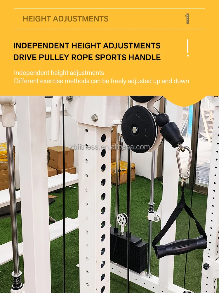 Many Types Hot Sale Commercial Gym Fitness Equipment Power Squat Multi Functional Rack Smith Machine