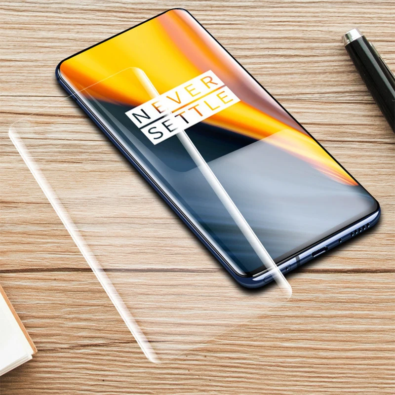 UV Screen Glass Protector With Light and Glue for OnePlus 10 Pro 9 Pro 8 Pro 7 Pro 5G UV Tempered Glass Screen Protector