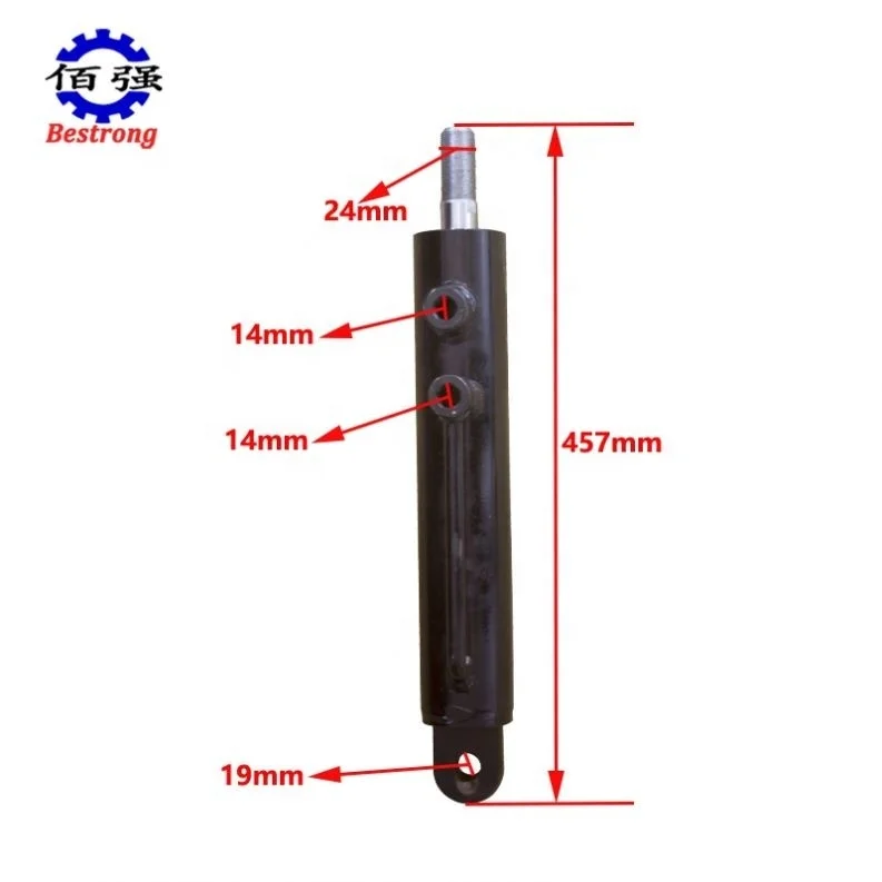 Tractor Spare Parts Front Axle Steering Cylinder Use for JM 504 554  JM504 JM554
