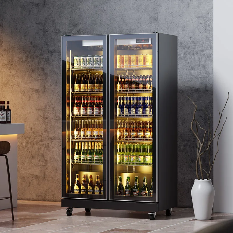 Refrigerators Drink Display showcase Sub zero Wine and Beer Self Service Alcohol Fridge