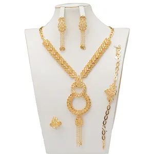 Accessories for Woman Jewellery Gift Set  Fashion Indian Bridal Dubai Jewelry Set Jewellery