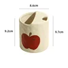 white-Apple cup-smiley face