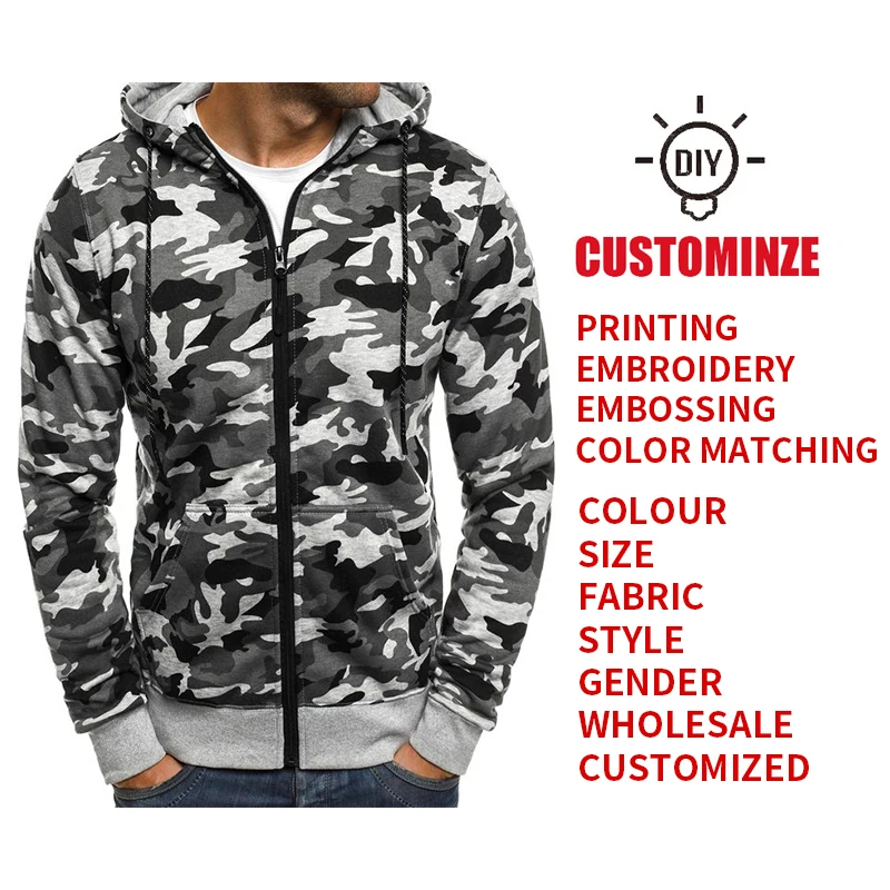 camouflage moletom com capuz wholesale