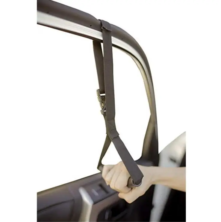 Poignée de Support de Voiture ， Poignée de Porte d'assistance de Voiture  Sangle réglable Sangle réglable Support d'outil de Porte de Voiture Poignée  d'aide de Soutien Dispositifs d : : Auto et