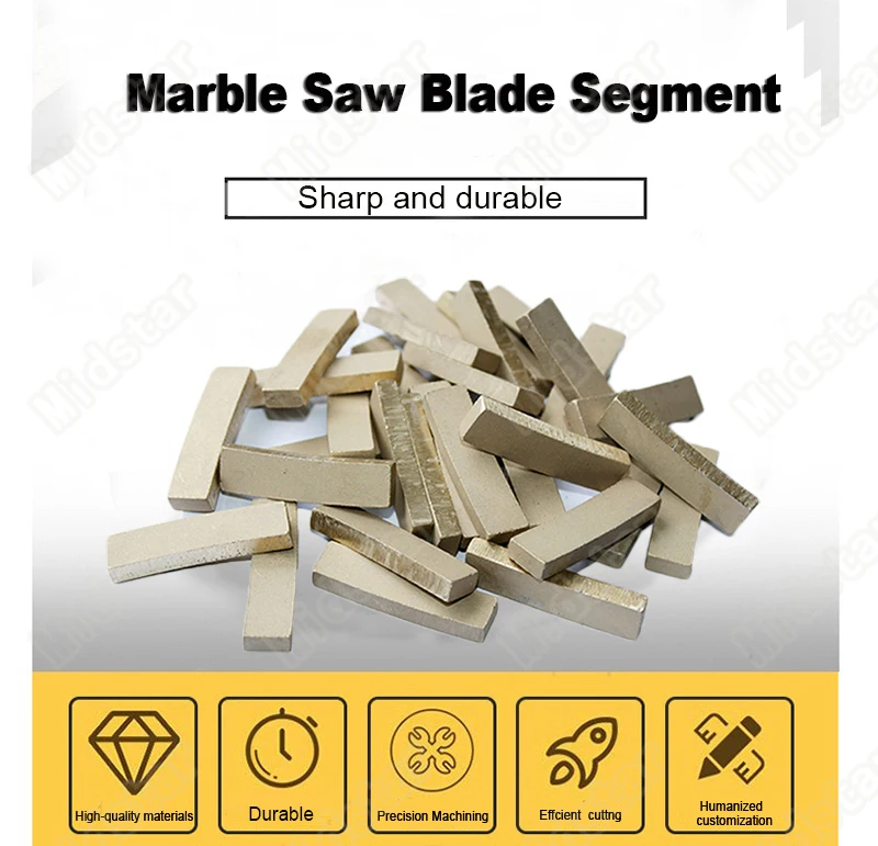 Marble stone segment diamond circular saw blade cutting disc segment for cutting limestone marble block