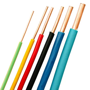 0.75-6mm² Single Core Power Cable with Solid Conductor Insulated with LSZH Rubber Insulation