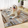 Non-woven pet mat - bone letter