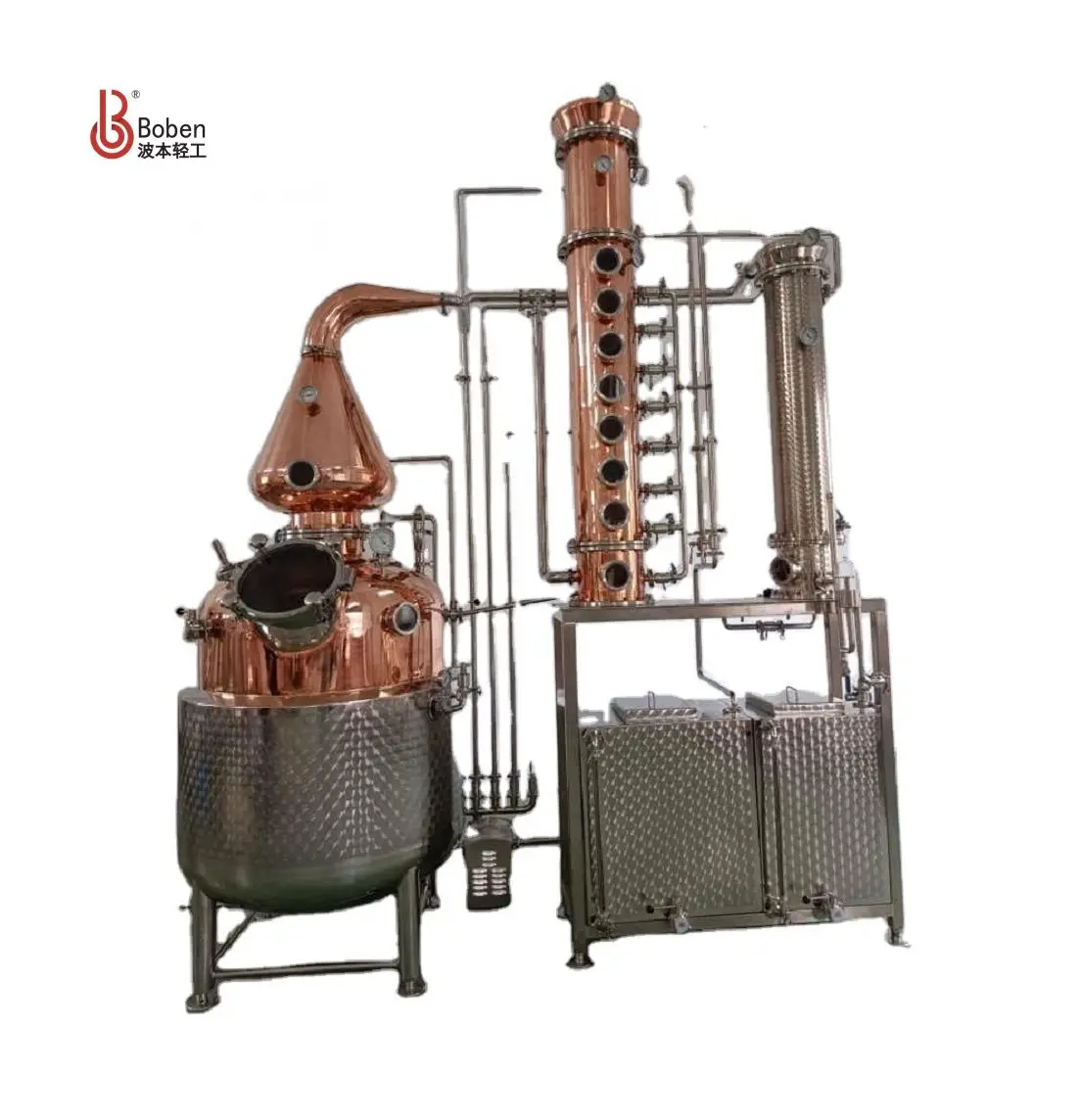 Multi Function Alcohol Distill White Distilled Vinegar Beverage & Wine Processing Machinery Steam Distiller for Essential Oils