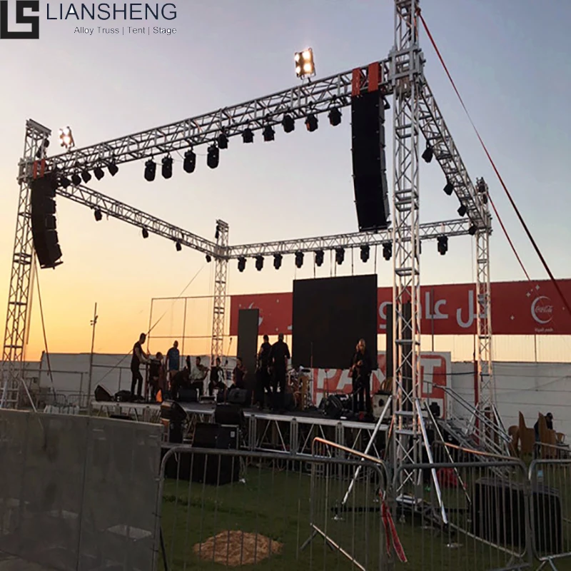 300 X 12 DJ Light Truss Setup - Easy Aluminum Frame Display