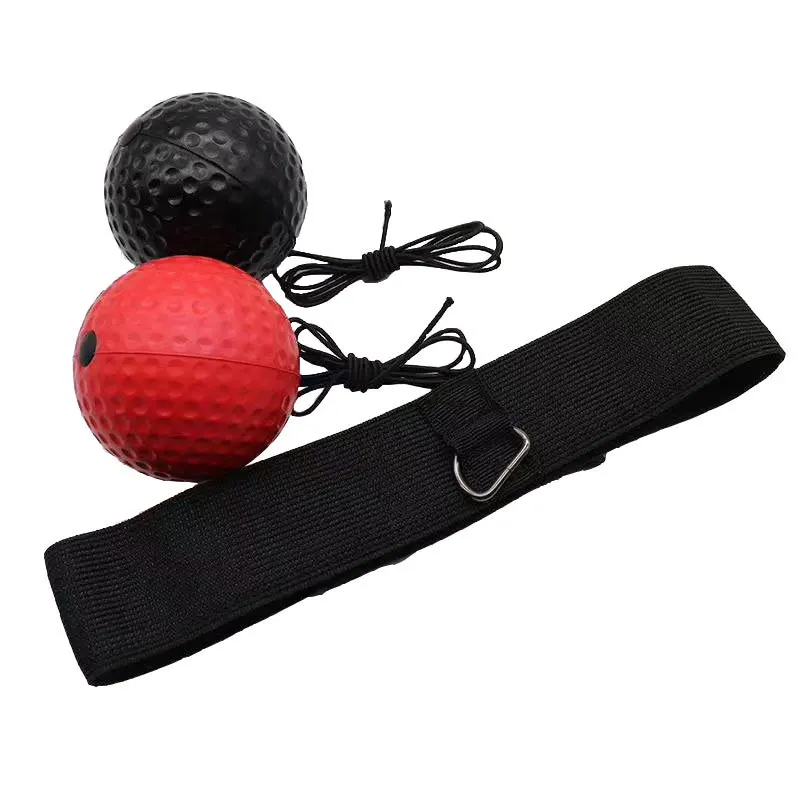 Training Boxing Fight Ball Tennis Ball With Head Band For Reflex Punching 