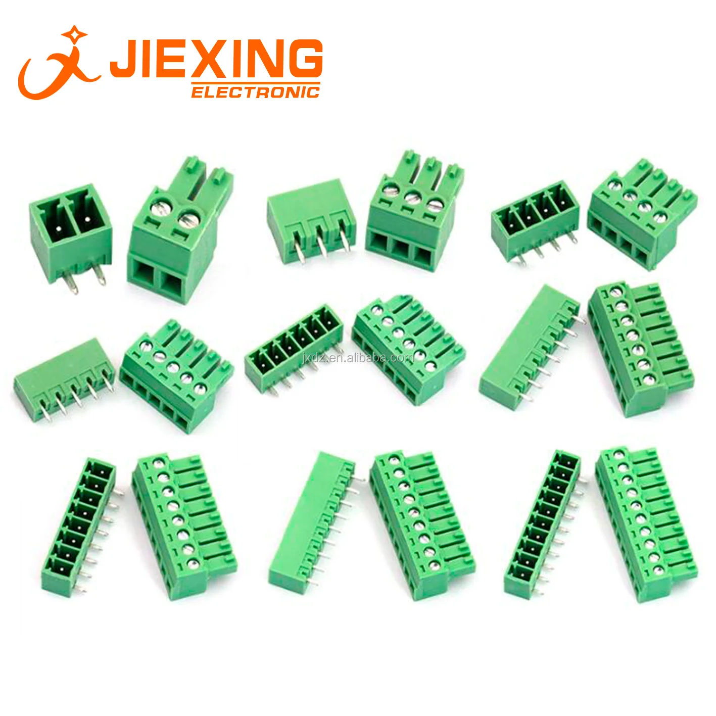 KF2EDG 3 81 мм 3pin way прямые контактный разъем + головки винта подключаемого модуля клеммной колодки печатного монтажа