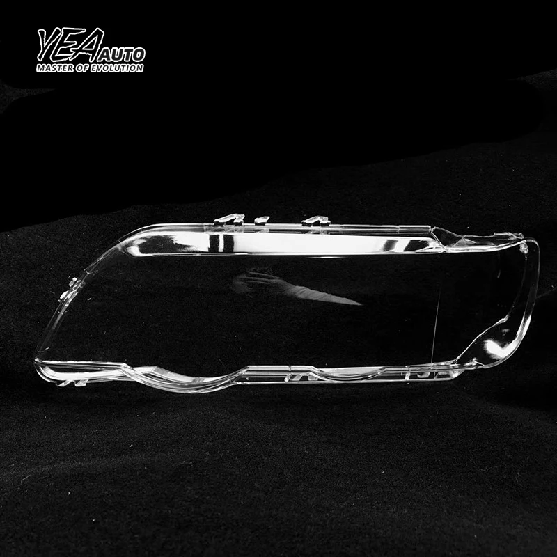 product yea auto car headlight glass pc lampshade cover lens lamp for bmw x5 e53 headlamp glass shade lens cover 1999   2003-30