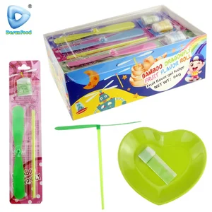 Hot Selling Bamboo Dragonfly Toy Candy with Sweet Roll Soft Candy