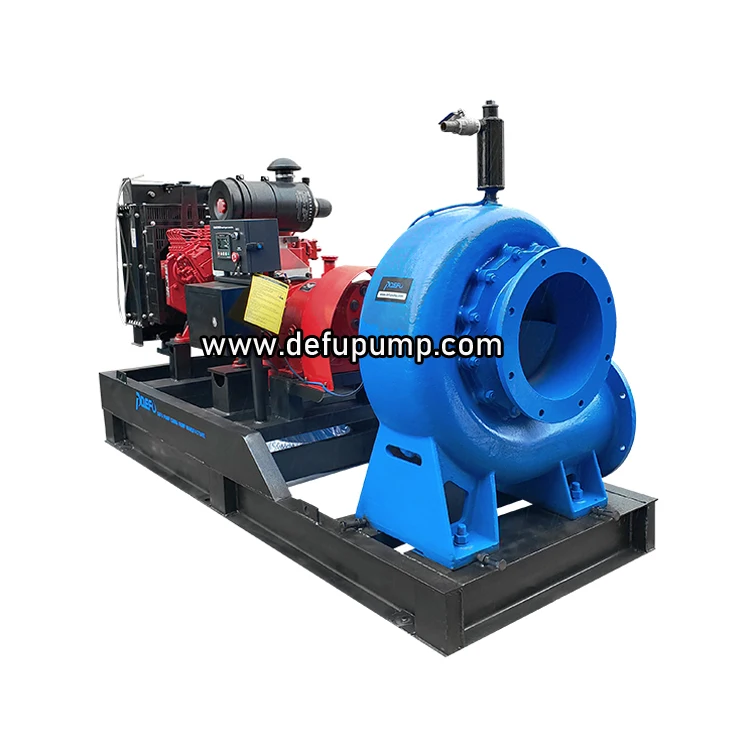 Horizontal 20HP Mix Flow Diesel Engine Water Pump with Mobile Trailer -  China Mix Flow Pump, Horizontal Pump