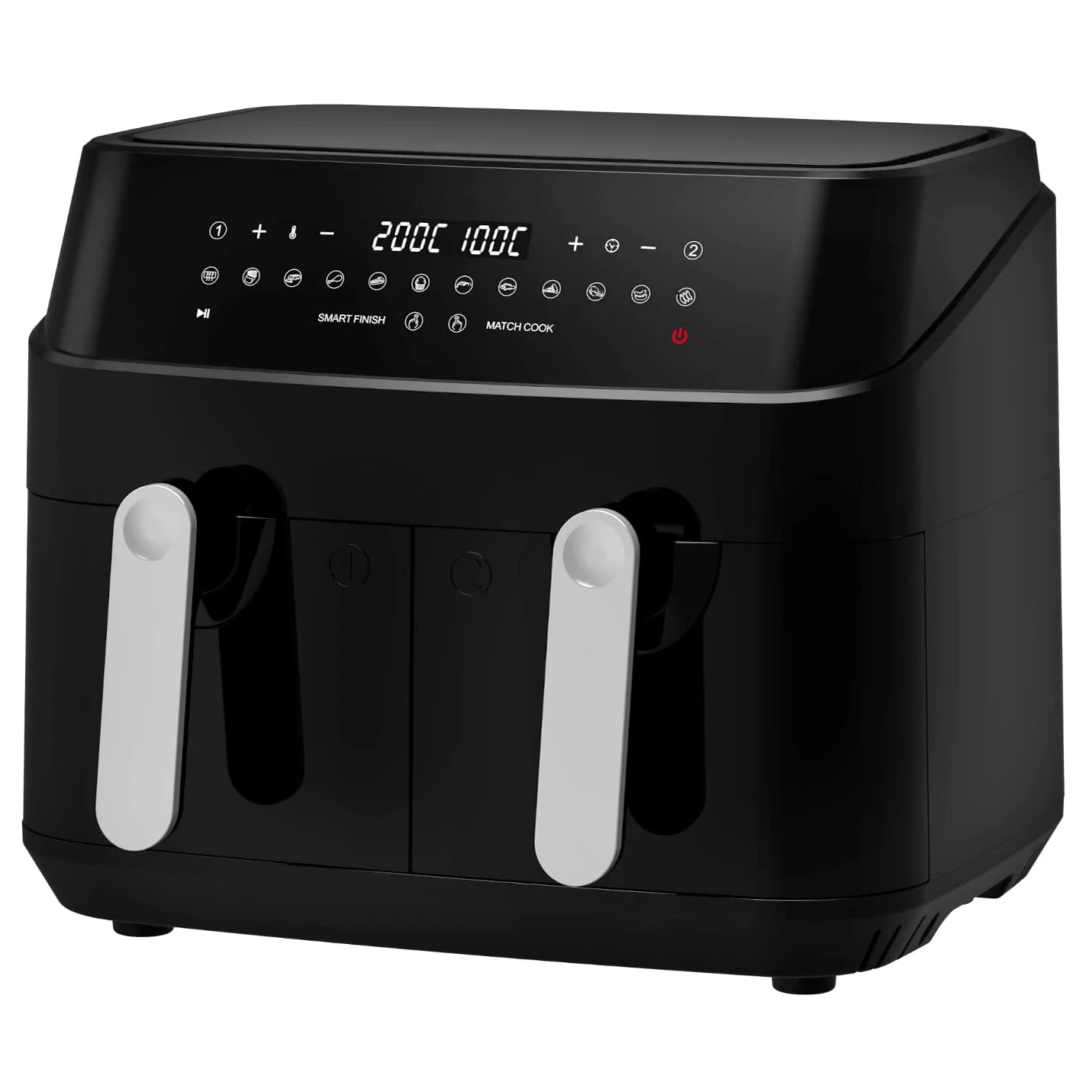 Buy Wholesale China Household 9l Touch Screen Double Air Fryer Electric Deep  Fryer Oven Smart Air Fryers With 2 Independent Baskets & Air Fryer 2 Baskets  at USD 45