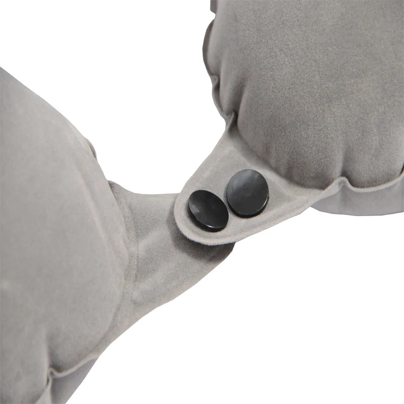 Индивидуальный Логотип, самонадувная подушка для шеи, складная, оптовая продажа, самонадувная подушка для путешествий