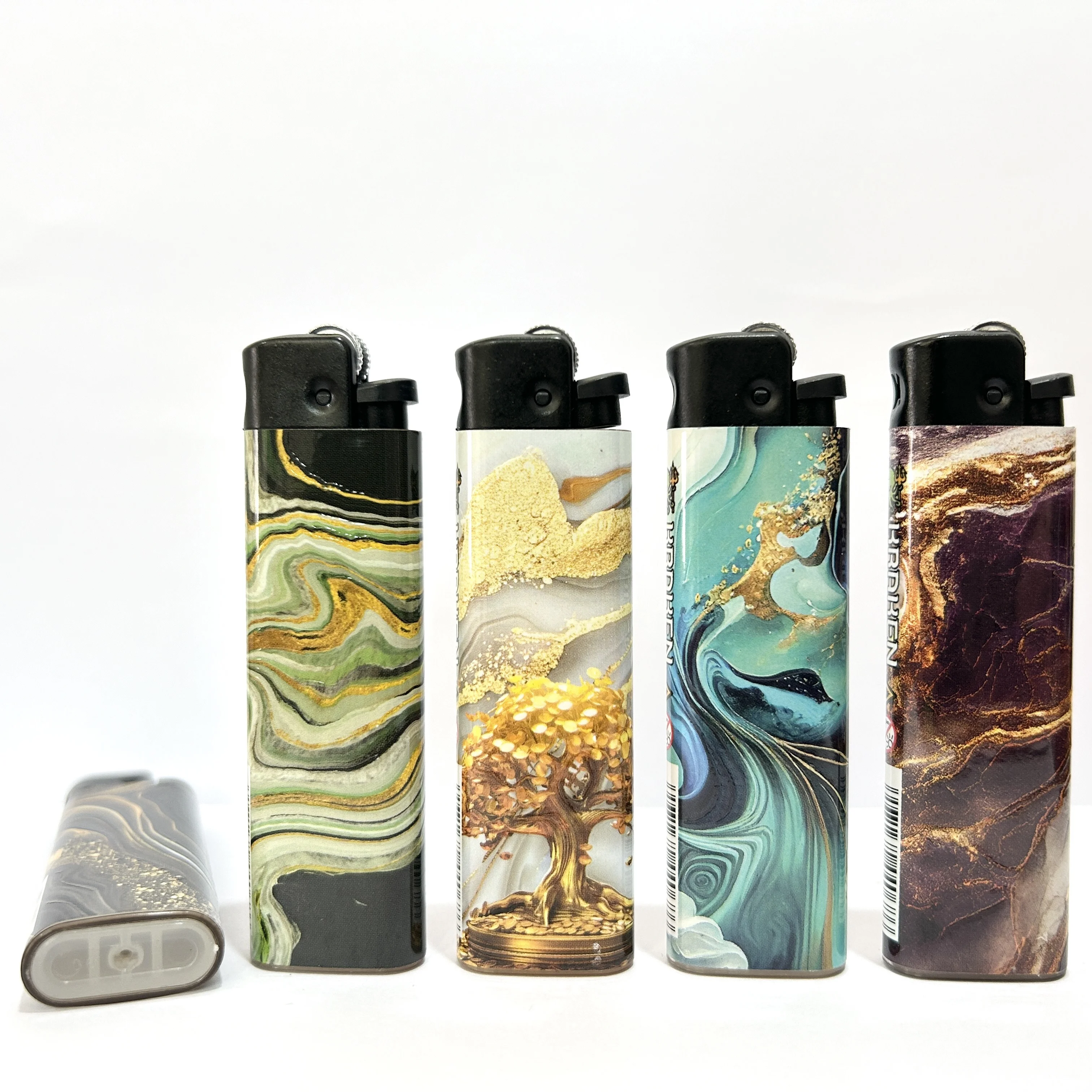 flint disposable classic plastic lighter with sticker wrapped
