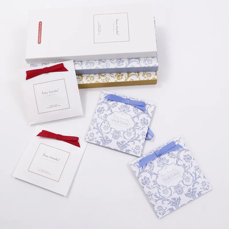 Wholesale Wardrobe Air Freshener Bag Various Fragrance Sachet 12*12cm Gift Set Scented Paper Sachets