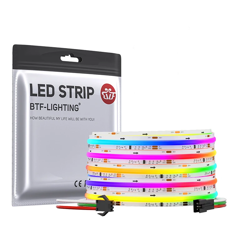 Dream Color Fcob Spi Rgb Ic Led Light Strip Ra90 High Density 720 Leds ...