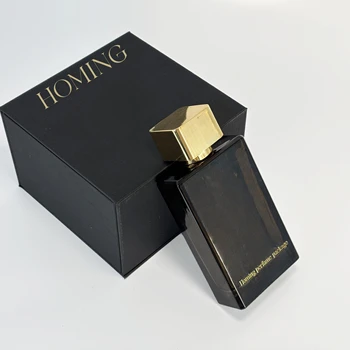 New 30ml Empty Perfume Bottles Luxury Perfume Bottle 50ml Black Pink Custom Perfume Bottle With Box Packaging