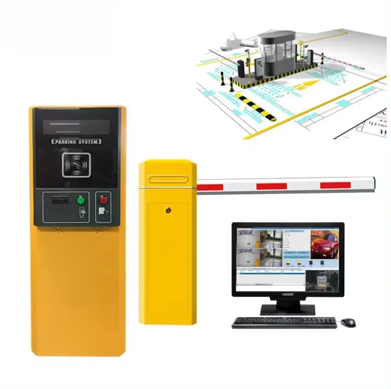 Handheld Ticket Machine Underground Auto Gate RFID Smart Parking System Price in Japan Payment System Machine Kiosk Car Parking