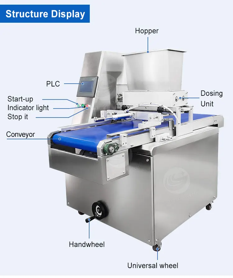 ORME Biscuit Make Machine Tabletop Wire Cut Butter Cookie Machine Mini Cookie Extruder Maker Machine