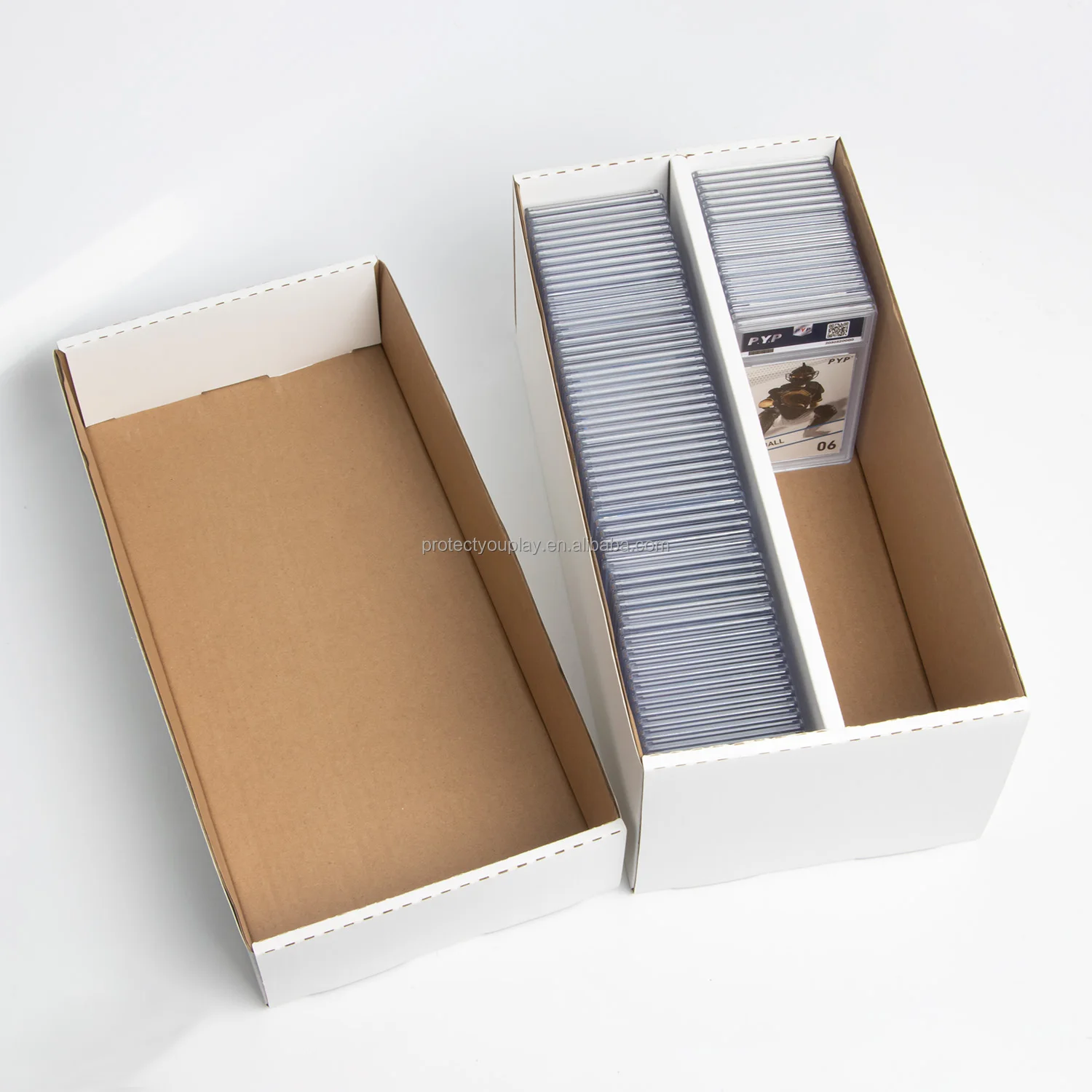 2-Row Graded Card Shoe Box Made of Cardboard 2-Row Graded Card Shoe Box Made of Cardboard