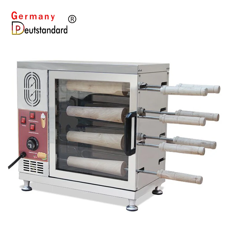 Коммерческая машина для приготовления пирожных в духовке trdelnik с 16 рулонами