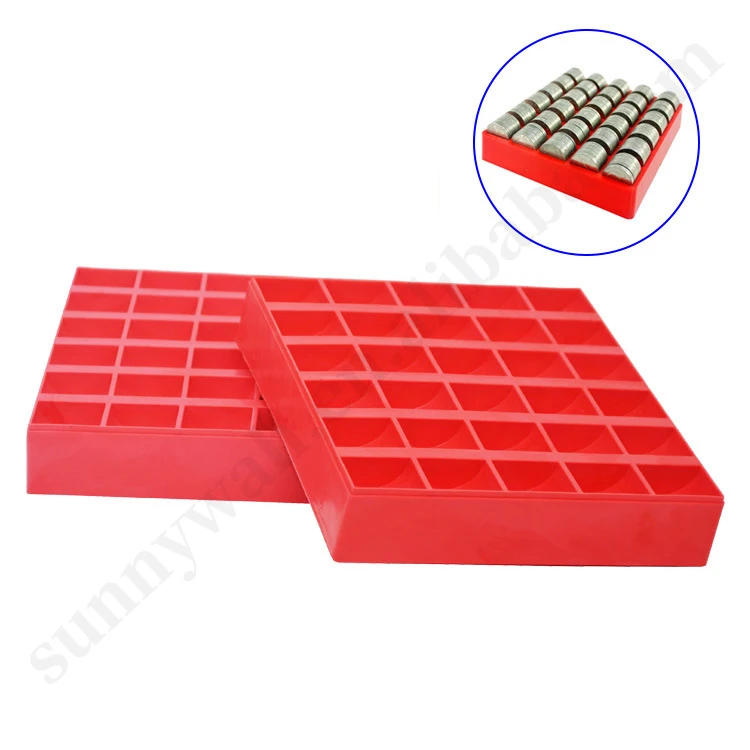 Small Plastic Coin Box Token Plastic Game Coin Case Box for Arcade Machine