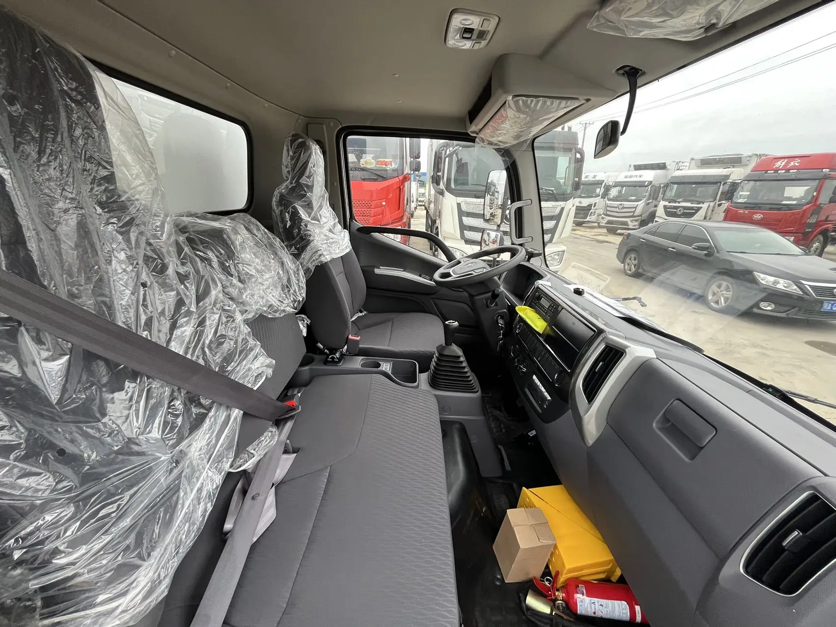 product foton ailing express manual transmission new condition euro 6 fresh food diesel fuel logistics transport refrigerated truck for-6