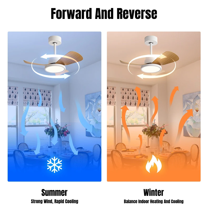 product factory direct modern ceiling fans with lights and remote dimmable 3cct reversible bldc motor abs blades for bedroom living room-6