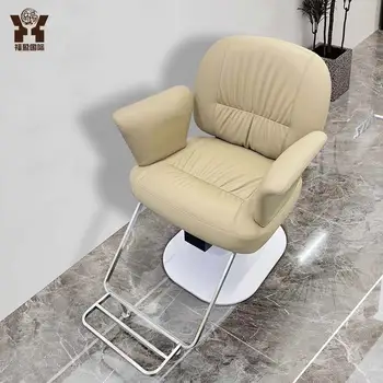 Electric barber shop chair hair salon stool special lifting and reclining seat for hair salon