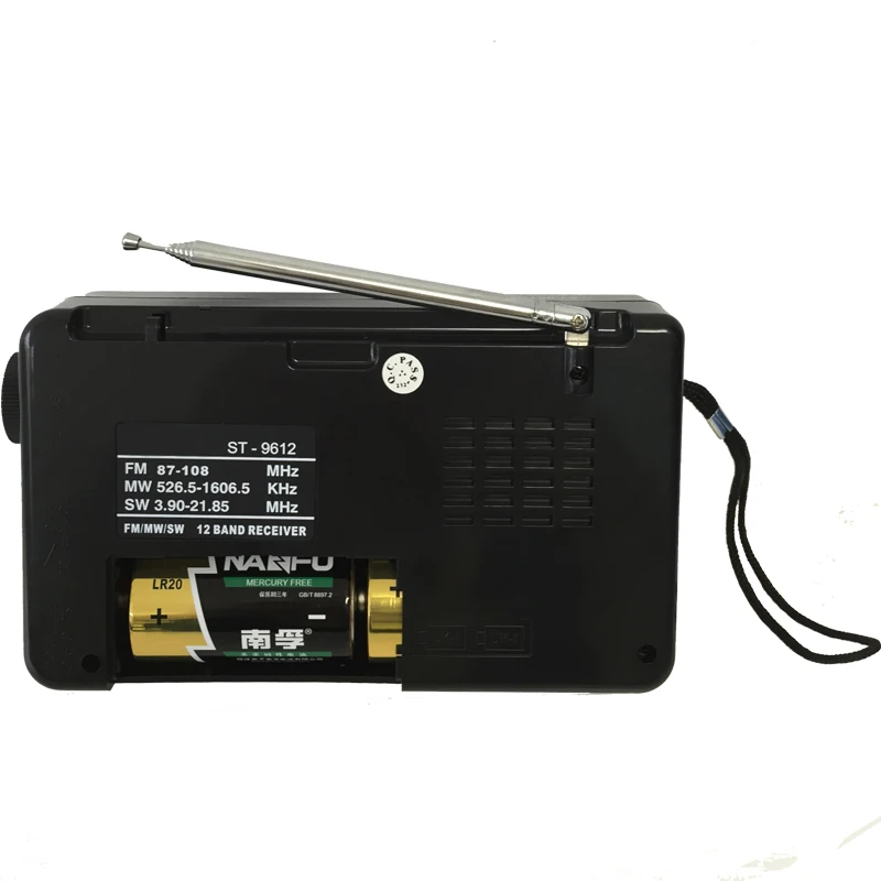 Receptor de Radio multibanda Portátil con Bluetooth, Radio FM, SW