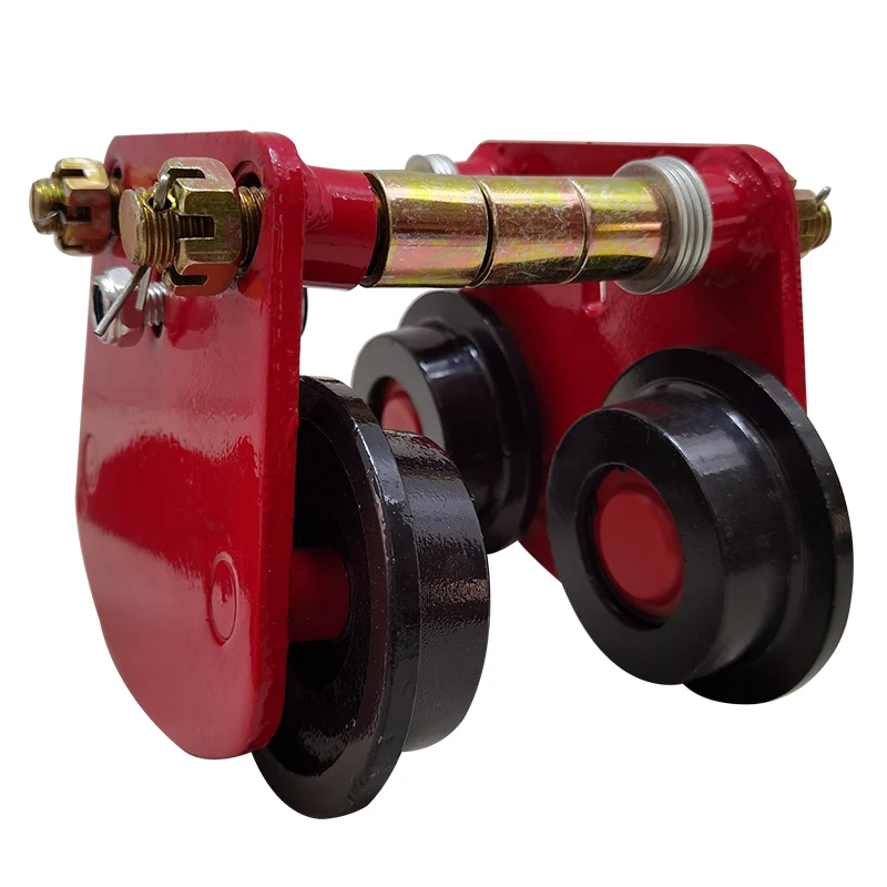 Cheap Price Hand Pulling Geared Trolley Manual Beam Trolley Gct Plain