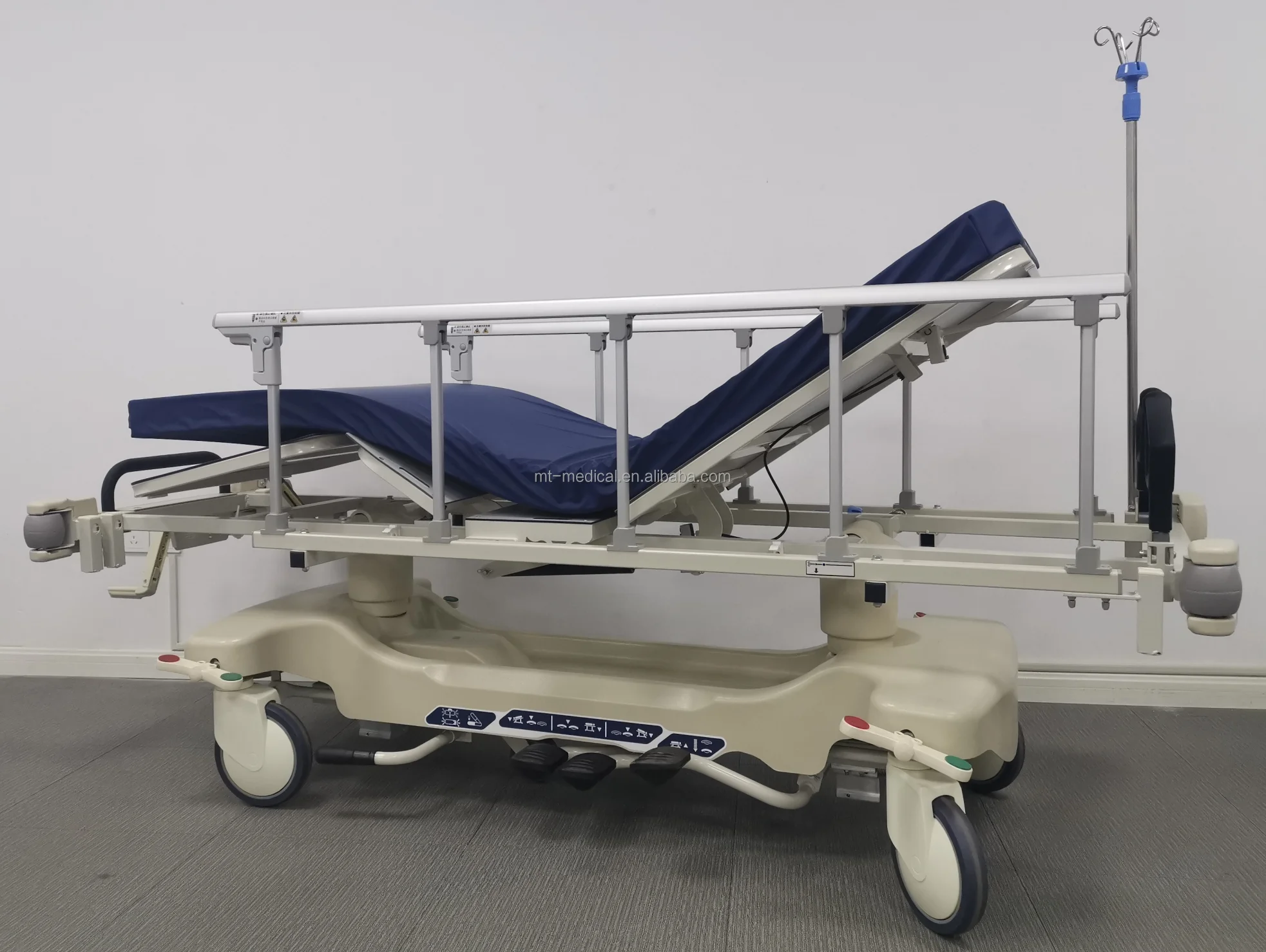 Mt Medical Folding Guardrail Emergency Trolley Hospital Emergency ...