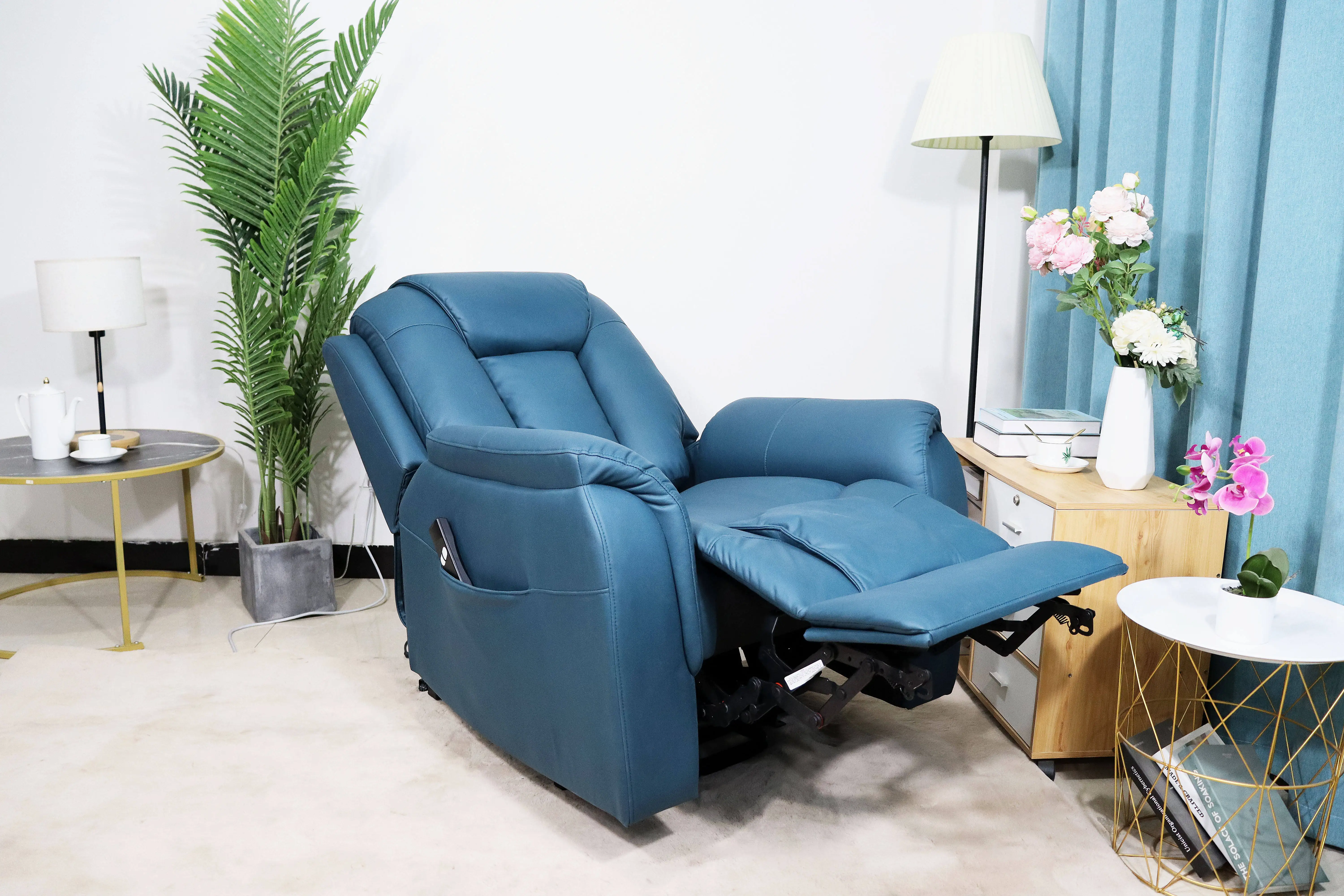 High Rise Couch Luxury Reclining Chair High Quality Cinema Sofa For Villa Rise And ...