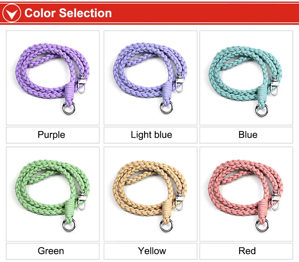 Phone Lanyard Strap Mobile Chain Multiple Colors Rope Case Customized Adjuster Accessories Cell 2 In 1 Weave Sjs039 Laudtec details